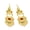 1, variant on Women's Trend Gold Plated Indian Jhumka Earrings Geometric Dangle Banquet Fashion Jewelry Accessories Stylish Outfits
