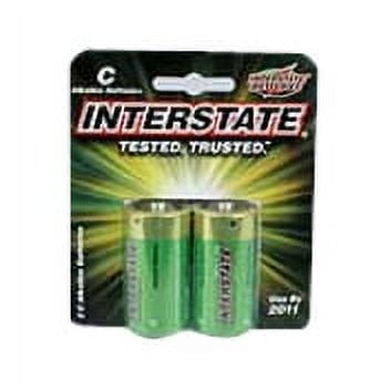 UPC: 0656489129994 | Interstate Batteries DRY0015 1.5V Alkaline C Batteries  Pack of 2