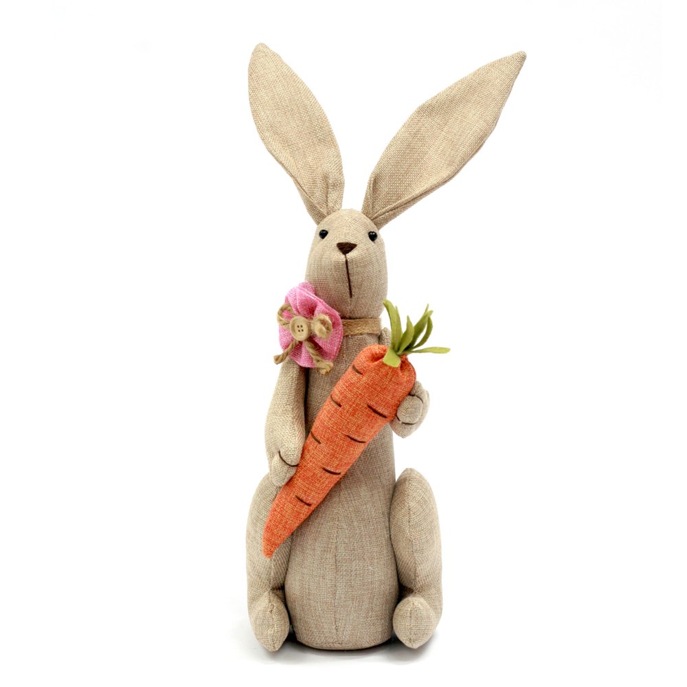 Easter 12.5" Linen Bunny Decor