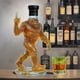 thumbnail image 3 of 3D Engraved Bigfoot Shaped Whiskey Glass Gift with Rebellious Finger, Unique Wine Decanter for Home Rustic Dining Bar Decor 300ml, 3 of 5