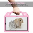 thumbnail image 3 of SaniMore EVA Kids Case for Samsung Galaxy Tab A7 10.4" 2020 (SM-T500/T505/T507), Skid-Proof Pen Slot Case for Boys Girls with Kickstand Handle Shockproof Cover for Samsung Tab A7, Pink, 3 of 7