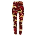 thumbnail image 4 of QIUOMBBP Multicolor High Waisted Christmas Leggings for Women Slim Fit Tummy Control Running Cycling Yoga Pants L, 4 of 7