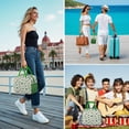 thumbnail image 7 of Womens LightBeige Cartoon Dinosaurs Silhouettes Pattern Lunch Box for Work,Insulated Lunch Bag for Women,Loncheras Para Mujer,Leakproof Adult Lunch Bag for Work,Beach,Travel,Picnic,Camping, 7 of 7