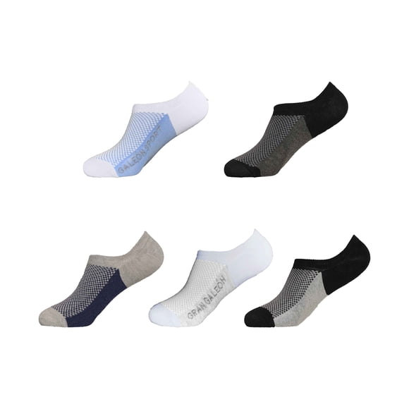 Calcetín Invisible Protecto Pie Gran Galeón Pack 6 Pares MOD850 Unisex Surtido en Colores Gran Galeon 850