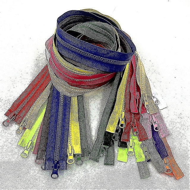 1 Uds cremalleras dobles, 5 #80cm, 90cm, 100cm cremalleras dobles de resina, deslizadores de ropa Ed, bolsas de ropa, materiales de costura,