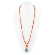 Earthly Jewels Long Agate Slab Necklace