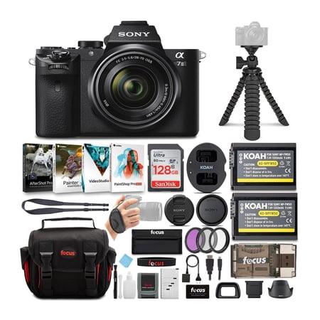 Sony Alpha a7II Mirrorless Digital Camera with 28-70mm Lens and Software Bundle