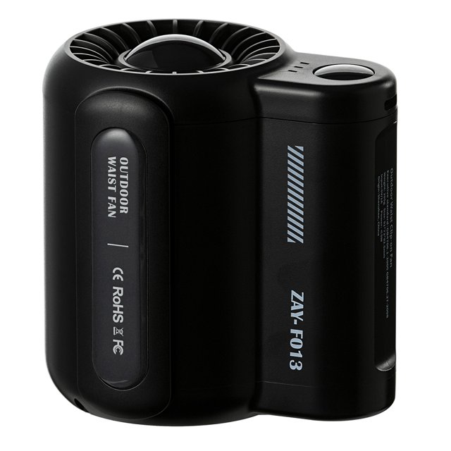 Ventilador Portátil Con Cuerpo Recargable 3 Velocidades para Viajes Jardinería Pesca