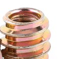 thumbnail image 2 of M Buder Tuercas De Inserción Prácticas Para Madera Acero Al Carbono Galvanizado Cabeza Hexagonal Fijación Muebles Carpintería Conector Roscado Resistente Talla M6*13mm Paquete 20 Piezas, 2 of 9