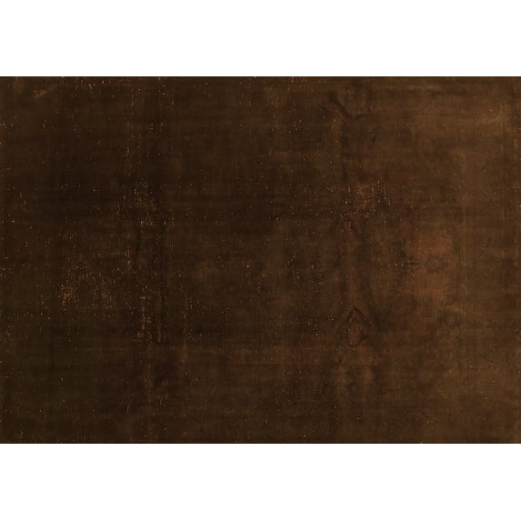 Ahgly Company Indoor Rectangle Abstract Orange Contemporary Area Rugs, 7' x 10'