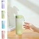 thumbnail image 1 of Botella de agua deportiva 16,9 oz 500 ml Marcador de tiempo motivacional • Plástico portátil a prueba de fugas • Semitransparente azul esmerilado rosa verde • Camping al aire libre, 1 of 6