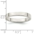thumbnail image 4 of Sterling Silver Ss 3mm Flat Size 7.5 Band Made In United States qwfb030-7.5, 4 of 5