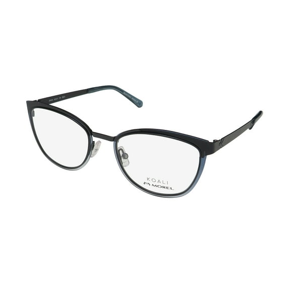 NEW KOALI 20053K WOMENS/LADIES CAT EYE FULL-RIM NAVY / BLACK FRAME DEMO LENSES 52-21-140 EYEGLASSES/GLASSES