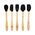 thumbnail image 1 of Core Kitchen 6012617 Beige & Onyx Bamboo & Silicone Mini Utensil Set, 1 of 1