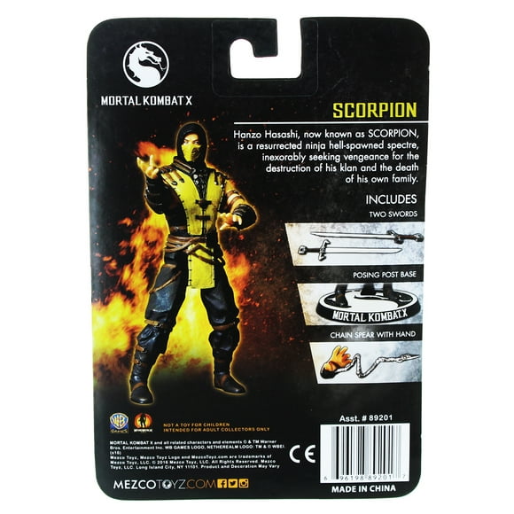 Kombat Mortel X 3,75 Pouces Figurine Série 1 - Scorpion