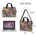thumbnail image 3 of FORMRS 16" Laptop Sleeve Bag Carrying Case with Handle Travel Shoulder Briefcase, Dark Floral, 3 of 8