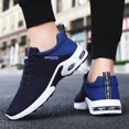 thumbnail image 6 of Men's Air Cushion Running Shoes Slip-on Breathable Knit Tennis Walking Sneakers Lightweight Athletic Sports Shoes for Daily Wear & Gym, 6 of 8