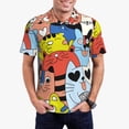 thumbnail image 1 of Balery Funny Cats Camisa Polo de Hombre con Estampado, de Manga Corta y Tejido Medio, Camisa Tipo Golf Polo-XX-Large, 1 of 6