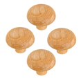 thumbnail image 3 of 4 ganchos de madera para abrigos, ganchos de pared de madera, decoraciones multiusos para cajones de armarios. Redondo, 3 of 9