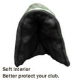 thumbnail image 4 of Golf Club Head Cover Waterproof Leather for Driver & Fairway Wood, Driver Headcovers, Golf Accessories for Men Women, Anti-Scratch, Golf Gift for Golfers, 1/3/5 Wood Cover White Green Checkered, 4 of 5