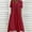 Z01#Red, variant on Fesfesfes Plus Size Dress for Women Deep V-Neck Boho Spring Dress Loose Casual Cold Shoulder Short Sleeve Sun Dress Oversize Floral Print Front Hem Cut Beach Dress