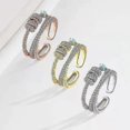 thumbnail image 2 of Anillo antiansiedad con cuentas giratorias para niñas, gris, 2 of 5