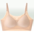 thumbnail image 2 of Zpanxa Wireless Bras for Women Seamless Push-up Breathable Adjustable Straps Everyday Bra Khaki 40BC, 2 of 5