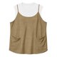 thumbnail image 4 of TaTaai Plus Size Summer Tank Tops, Women's Loose Camisole with Pockets, Soft Round Neck Sleeveless Blouse for Casual Wear, Vacation, Dating, Office and Home, All Season Staple Piece Gift, 4 of 6