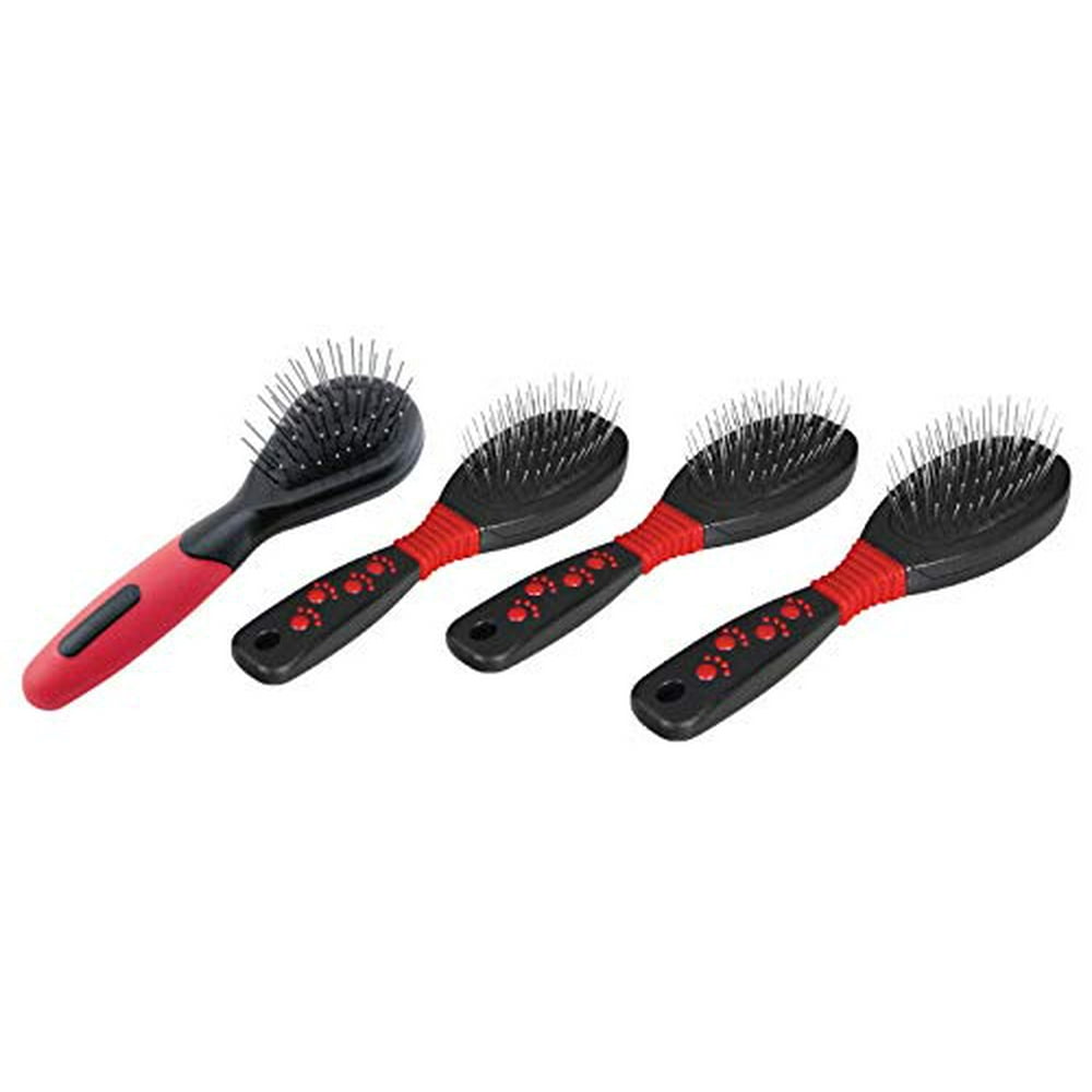 Professional Dog Grooming Pin Brush Stainless Steel & Rubber Choose