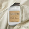 thumbnail image 2 of Natural Organic Fresh Linen Soy Wax Candle, Cozy Fresh Clothes Scent, Aromatherapy & Massage Oil - Quarentine Essentials by Carla Miles, 2 of 7