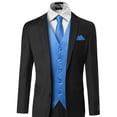 thumbnail image 5 of FashionOutfit Men's Classic Solid Suit Vest in Various Colors, 5 of 5