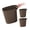 Brown, variant on IRIS 6 Gal Plastic Trash-Can for Bathroom-Kitchen-Bedroom, Gray, 3Pk