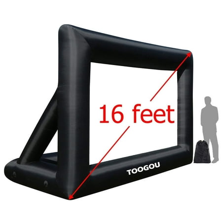 16ft inflatable movie screen with printable party theme movie ticket
