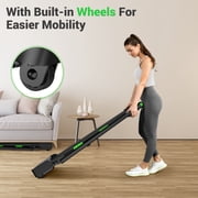 2 in 1 Walking Pad for Home/Office,Folding Treadmill 2.5HP,COFUNOK Under Desk Treadmill with Remote,0.6-7.6mph