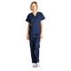 thumbnail image 2 of Dagacci Uniforme Médico Mujer y Hombre Conjunto Médico Unisex Top y Pantalón Médico Azul Marino L, 2 of 5