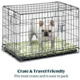 thumbnail image 5 of PELZIN Stoutwool Indestructible Dog Bed - Fluffy Chew Proof Dog Crate Pad - Tough Kennel Pad for Aggressive Chewers - Washable, Ideal for Small Breeds & Fits 24-Inch Crate - 23"x16", Gleam, 5 of 8