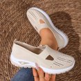 thumbnail image 2 of Zapatos ortopédicos para mujer, zapatillas ortopédicas tejidas con soporte de arco ancho, sin cordones, informales, transpirables, suaves y antideslizantes., 2 of 6