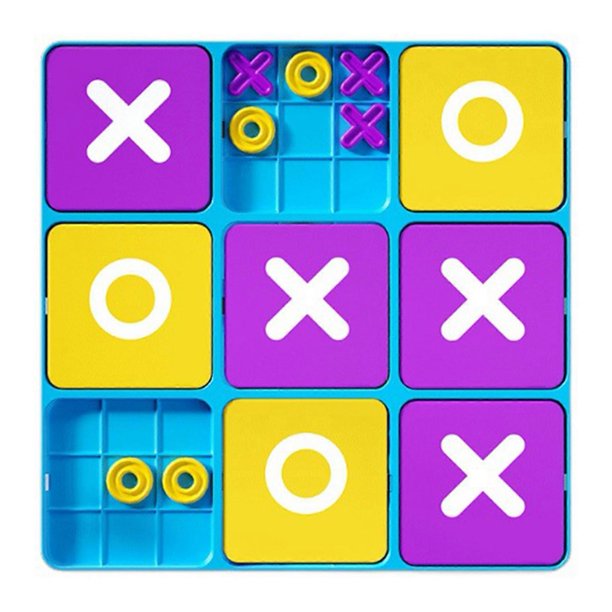 Tic Tac Toe-spel – Tic Tac Toe-brädspel, reseleksak para niños, adultos