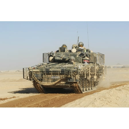 A FV107 Scimitar armoured reconnaissance vehicle of the British Army Canvas Art - Andrew ChittockStocktrek Images (34 x 23)
