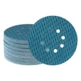 thumbnail image 1 of 70uds Discos de Lijado Forma Diamante 6 Pulgadas 400 Grano Gancho y Bucle Azul Rombo Unique Bargains, 1 of 6