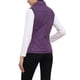 thumbnail image 3 of Chalecos de abrigo para mujer INSPIRE CHIC con cuello alto, chaleco acolchado con cremallera, color púrpura, 3 of 6