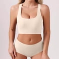 thumbnail image 7 of Bixock Wireless Bra for Women No Underwire Plus Size Tank Bra Front Closure Fixed Cups Lift Support Breathable Abjustable Everyday Casual Women Under Wear, 7 of 7