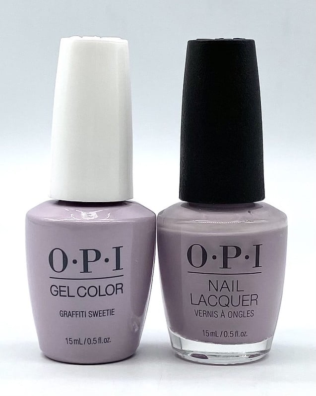 OPI Nail Polish & GelColor Gel Nail Polish Duo Set LA02 Graffiti