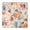 Pioneer Flower Floral, variant on Pioneer Flower Floral Print Pattern Square Fitted Tablecloth with Elastic Edge,Square Table Cover,Washable Elastic Table Cover for Home Kitchen Party Decor 34"x34"