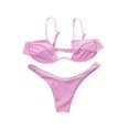 thumbnail image 3 of Soutien-Gorge Rehausseur Rembourré Ensemble Bikini Maillot de Bain Triangle, 3 of 5