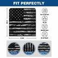 thumbnail image 6 of Camo American Flag Dining Chair Back Cover Only, Independence Day Linen Textured Chair Back Covers Set of 6, Removable Washable Slipcovers for Dining Room, Wedding & Holiday Decoration, 6 of 9