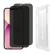 AMZER Privacy Screen Protector for iPhone 13/ iPhone 13 Pro Tempered Glass with Easy Install Kit (Pack of 2)