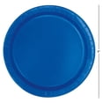 thumbnail image 3 of Unique Industries Electric Blue Round 9" Dinner Plates, 55ct, 3 of 3