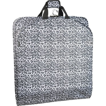 WallyBags Deluxe 52 Inch Fashion Travel Garment Bag - Leopard - For Business Travel, Flight Crews, Military & More.