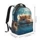 thumbnail image 2 of Disketp Cute Swimming Guinea Pig Mochila Estampada para Hombre y Mujer – Mochila Ligera Clásica con Múltiples Bolsillos para Universidad, Trabajo y Viajes-One Size, 2 of 5